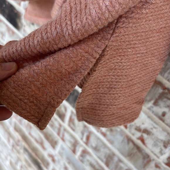 Lane Bryant Coral Cowl Neck Sweater - Picture 4 of 10